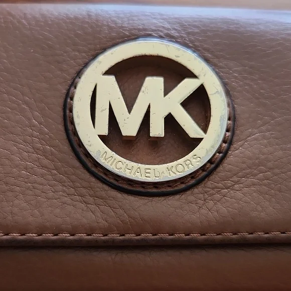 Michael Kors Brown Leather Wallet - Picture 3 of 16
